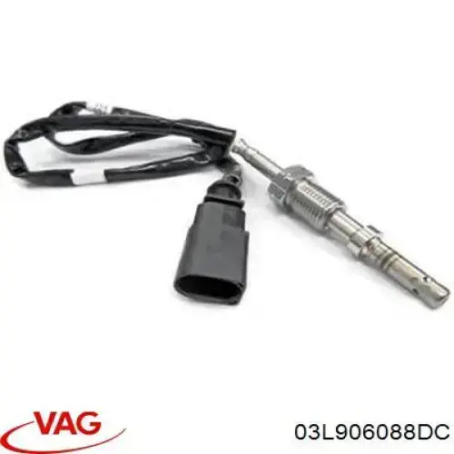 Sensor de temperatura dos gases de escape (GE), antes de turbina VAG 03L906088DC preço, a partir de 7,71 USD
