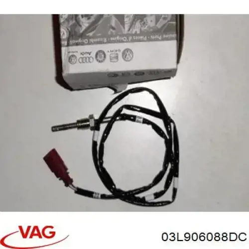 Compre 03L906088DC VAG Sensor de temperatura dos gases de escape (GE), antes de turbina