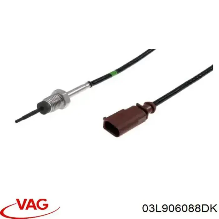 Sensor de temperatura dos gases de escape (GE), antes de filtro de partículas diesel VAG 03L906088DK preço, a partir de 107,64 USD