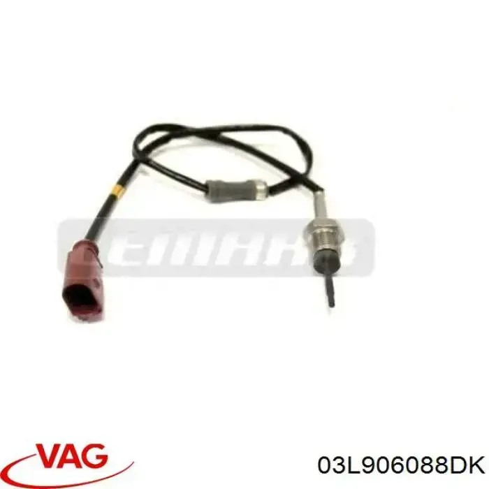 03L906088DK VAG Sensor de temperatura dos gases de escape (GE), antes de filtro de partículas diesel