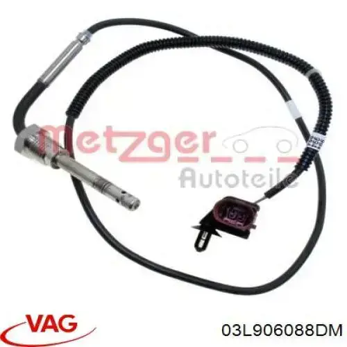 Sensor de temperatura dos gases de escape (GE), antes de filtro de partículas diesel VAG 03L906088DM preço, a partir de 79,46 USD
