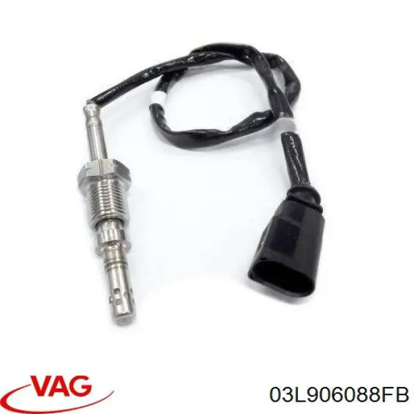 Sensor de temperatura dos gases de escape (GE), antes de turbina VAG 03L906088FB preço, a partir de 63,85 USD