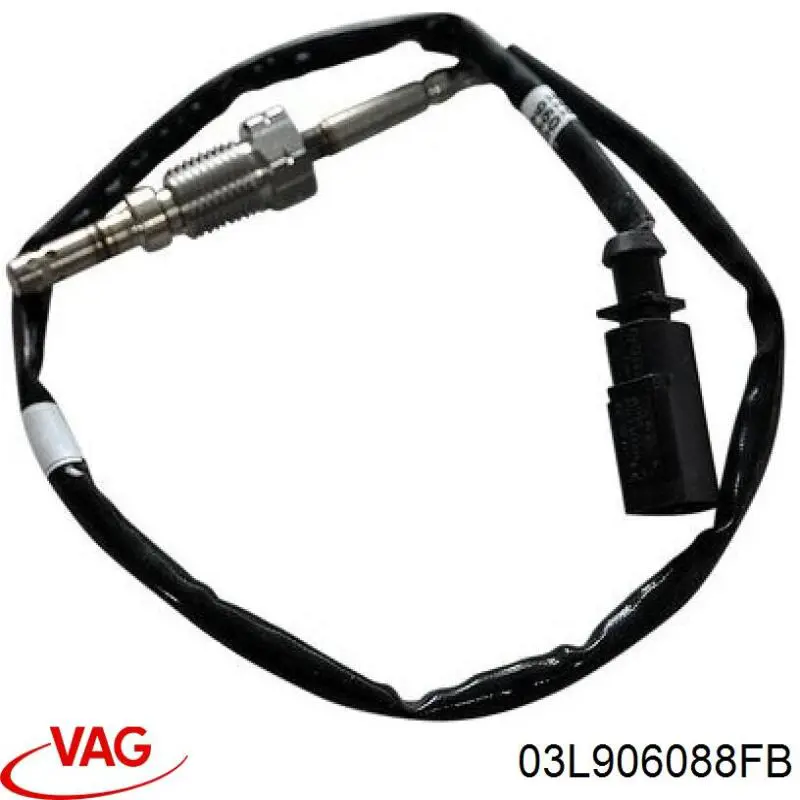 03L906088FB VAG Sensor de temperatura dos gases de escape (GE), antes de turbina
