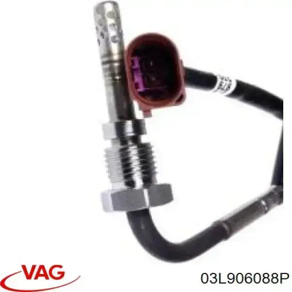 Sensor de temperatura dos gases de escape (GE), antes de filtro de partículas diesel VAG 03L906088P preço, a partir de 58,61 USD