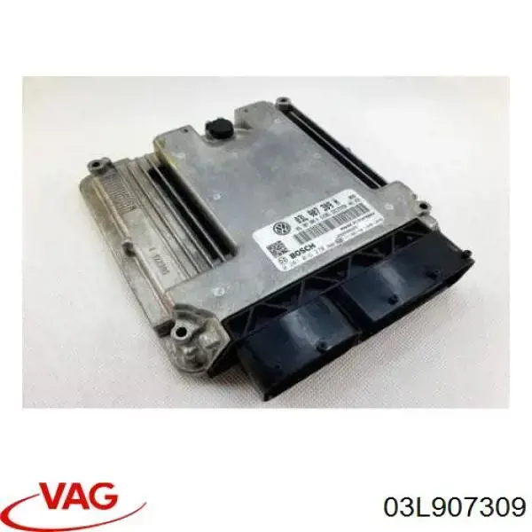 Módulo de direção (Centralina eletrônica) de motor 03L907309 VAG