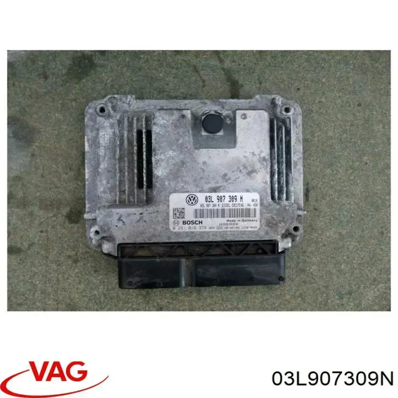 03L907309N VAG Módulo de direção (Centralina eletrônica) de motor