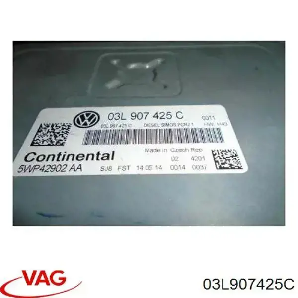 03L907425C VAG Módulo de direção (Centralina eletrônica) de motor