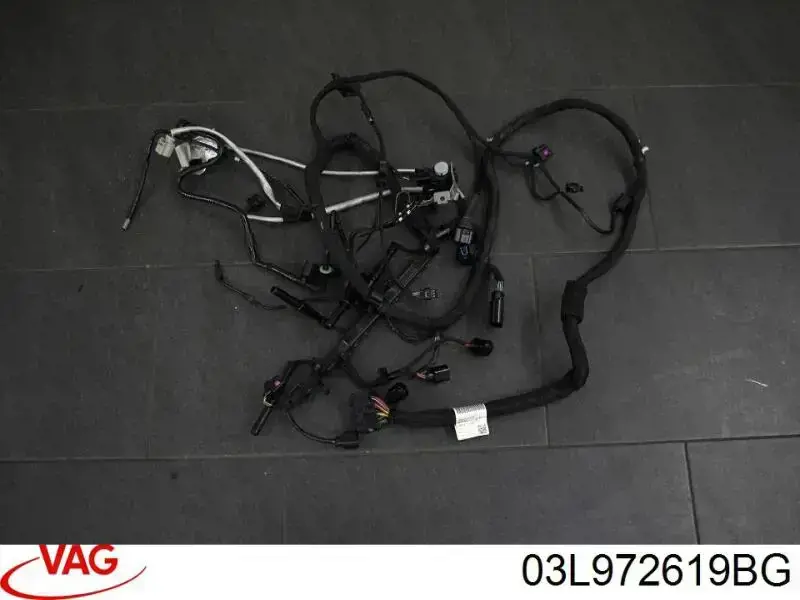 03L972619BG VAG Fios isolados da seção de motor