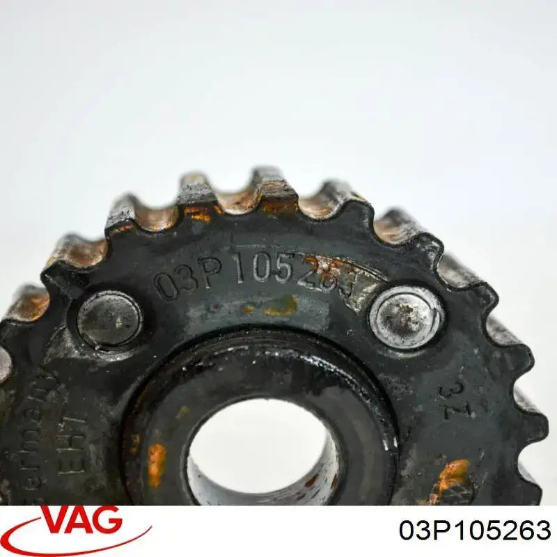 03P105263 VAG Engrenagem de cadeia da roda dentada de acionamento de cambota de motor