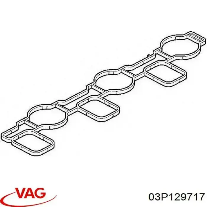 Vedante de tubo coletor de admissão VAG 03P129717 preço, a partir de 17,23 USD