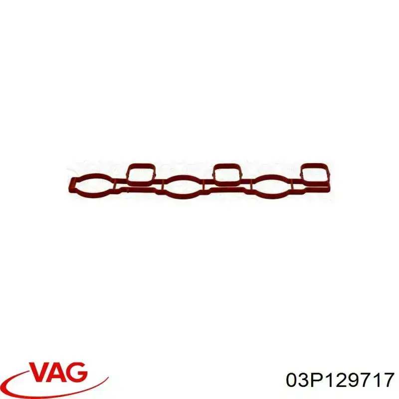 Compre 03P129717 VAG Vedante de tubo coletor de admissão