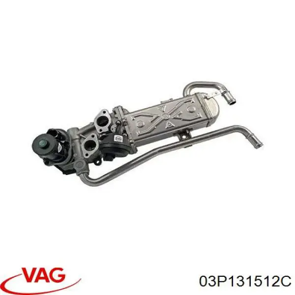 Radiador do sistema EGR de recirculação dos gases de escape VAG 03P131512C preço, a partir de 85,13 USD
