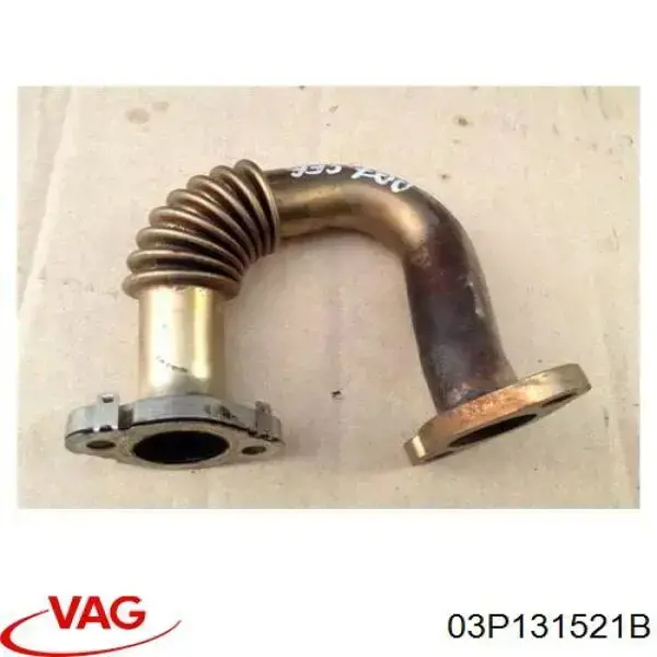 03P131521B VAG Cano derivado do sistema de recirculação dos gases de escape EGR