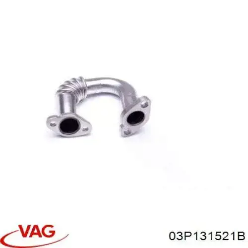 Compre 03P131521B VAG Cano derivado do sistema de recirculação dos gases de escape EGR