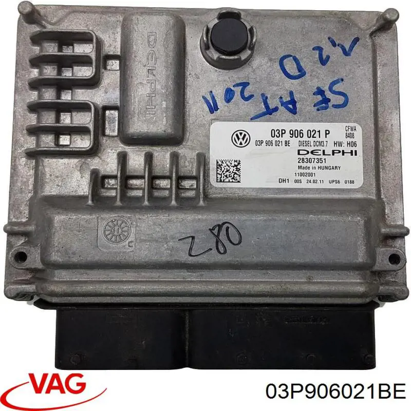 Módulo de direção (Centralina eletrônica) de motor VAG 03P906021BE preço, a partir de 217,93 USD