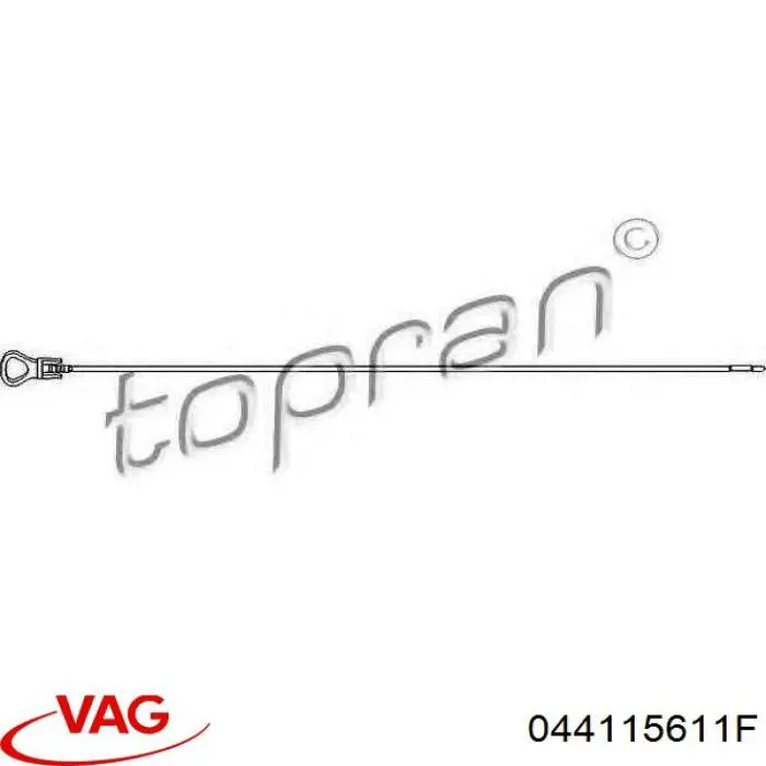 044115611F VAG Sonda (indicador) do nível de óleo no motor