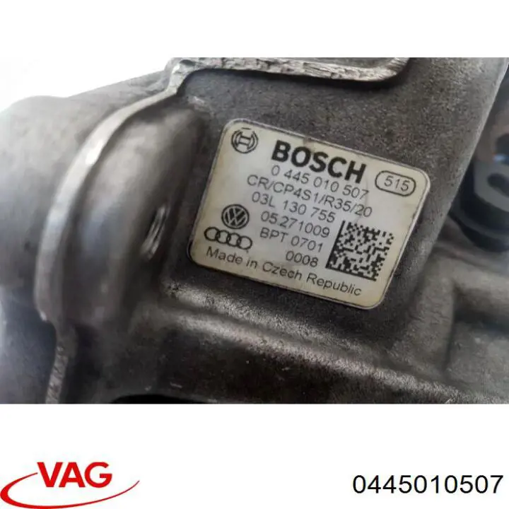 Bomba de combustível de pressão alta VAG 0445010507 preço, a partir de 129,40 USD