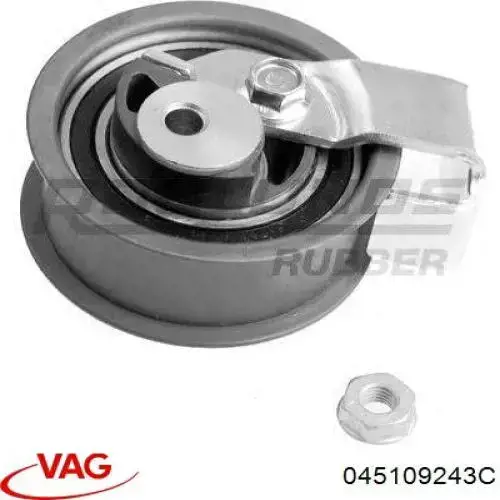 Rolo de reguladora de tensão da correia do mecanismo de distribuição de gás VAG 045109243C preço, a partir de 55,08 USD