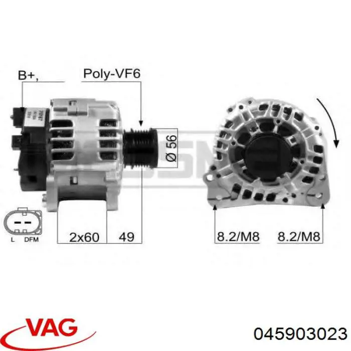 Compre 045903023 VAG Gerador