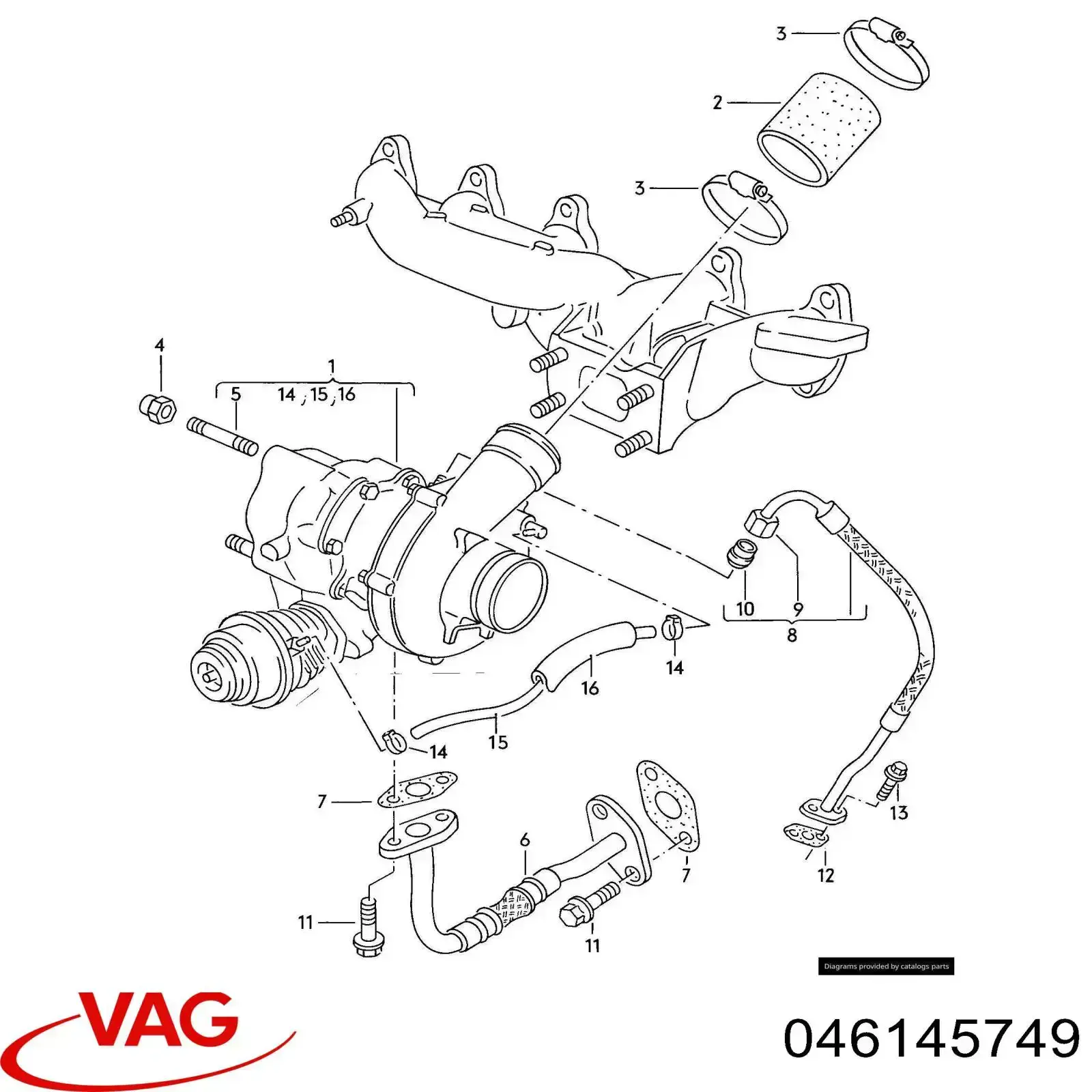  VAG 046145749 preço, a partir de 10,45 USD
