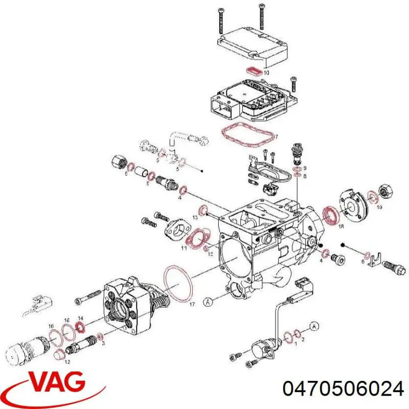 Bomba de combustível de pressão alta VAG 059130106LX preço, a partir de 725,04 USD