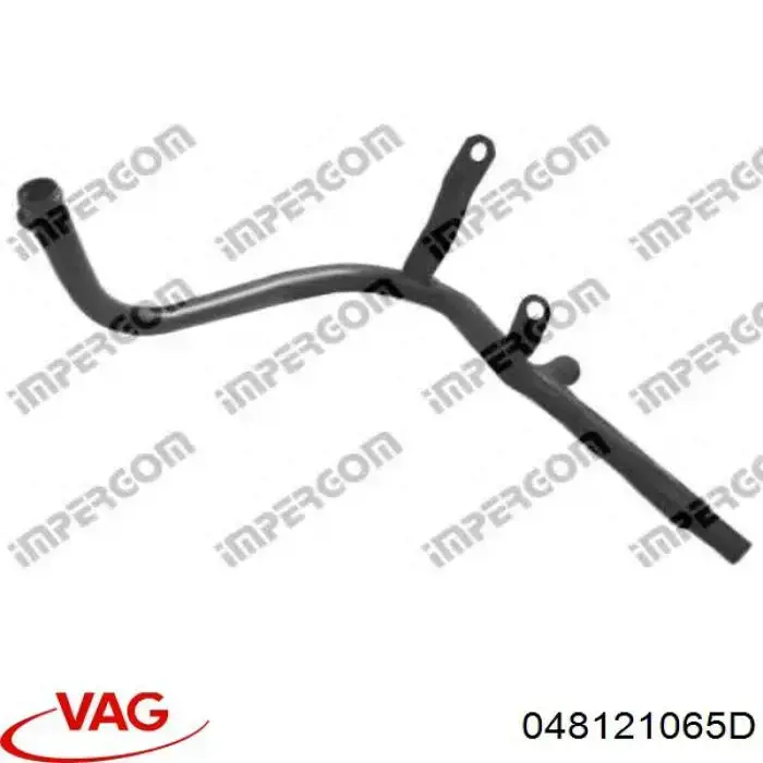 048121065D VAG Mangueira (cano derivado) do sistema de esfriamento