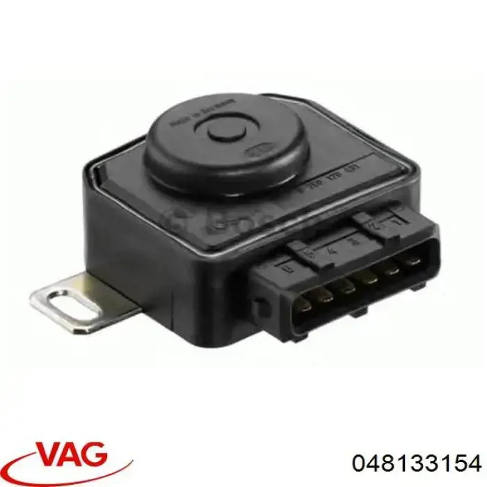 Compre 048133154 VAG Sensor de posição da válvula de borboleta (potenciômetro)