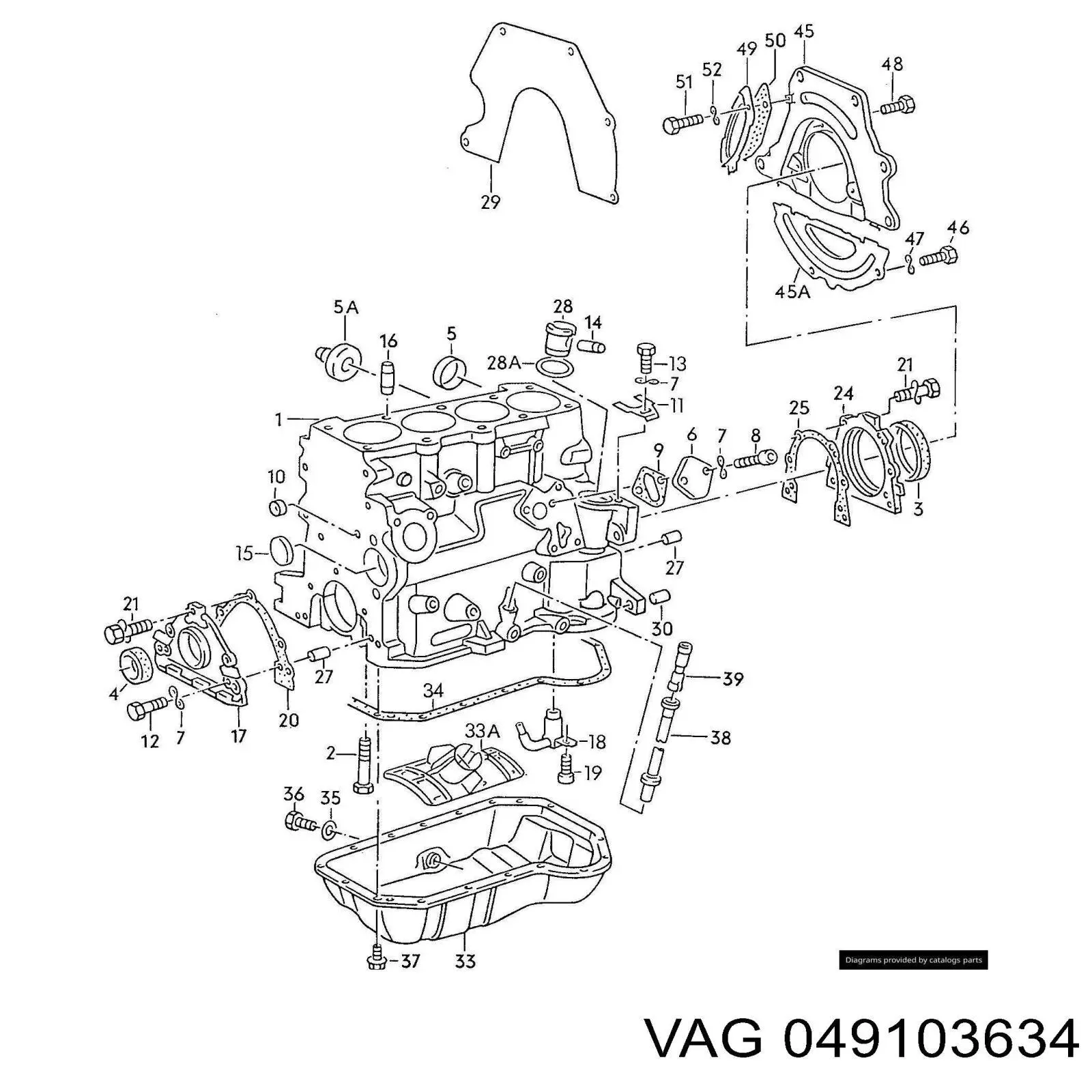  VAG 049103634 preço, a partir de  USD