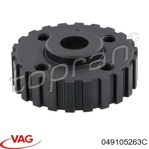 Engrenagem de cadeia da roda dentada de acionamento de cambota de motor VAG 049105263C preço, a partir de 14,26 USD