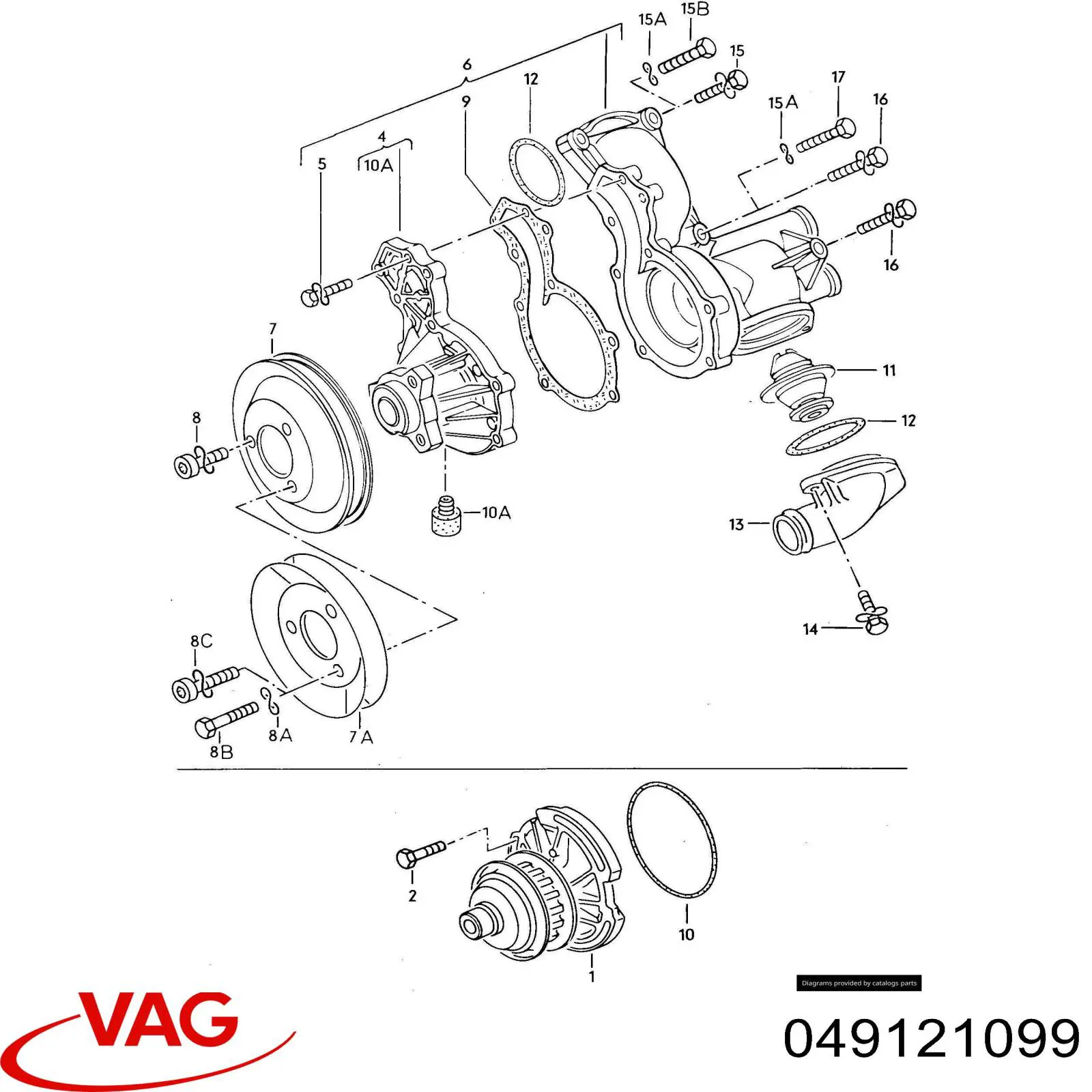  VAG 049121099 preço, a partir de 0,43 USD