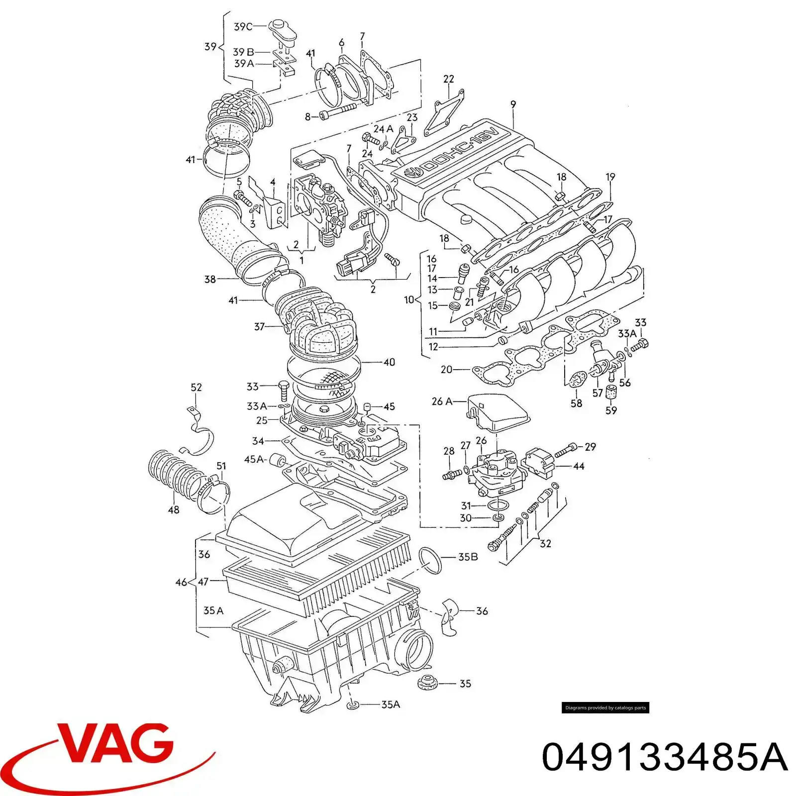  VAG 049133485A preço, a partir de  