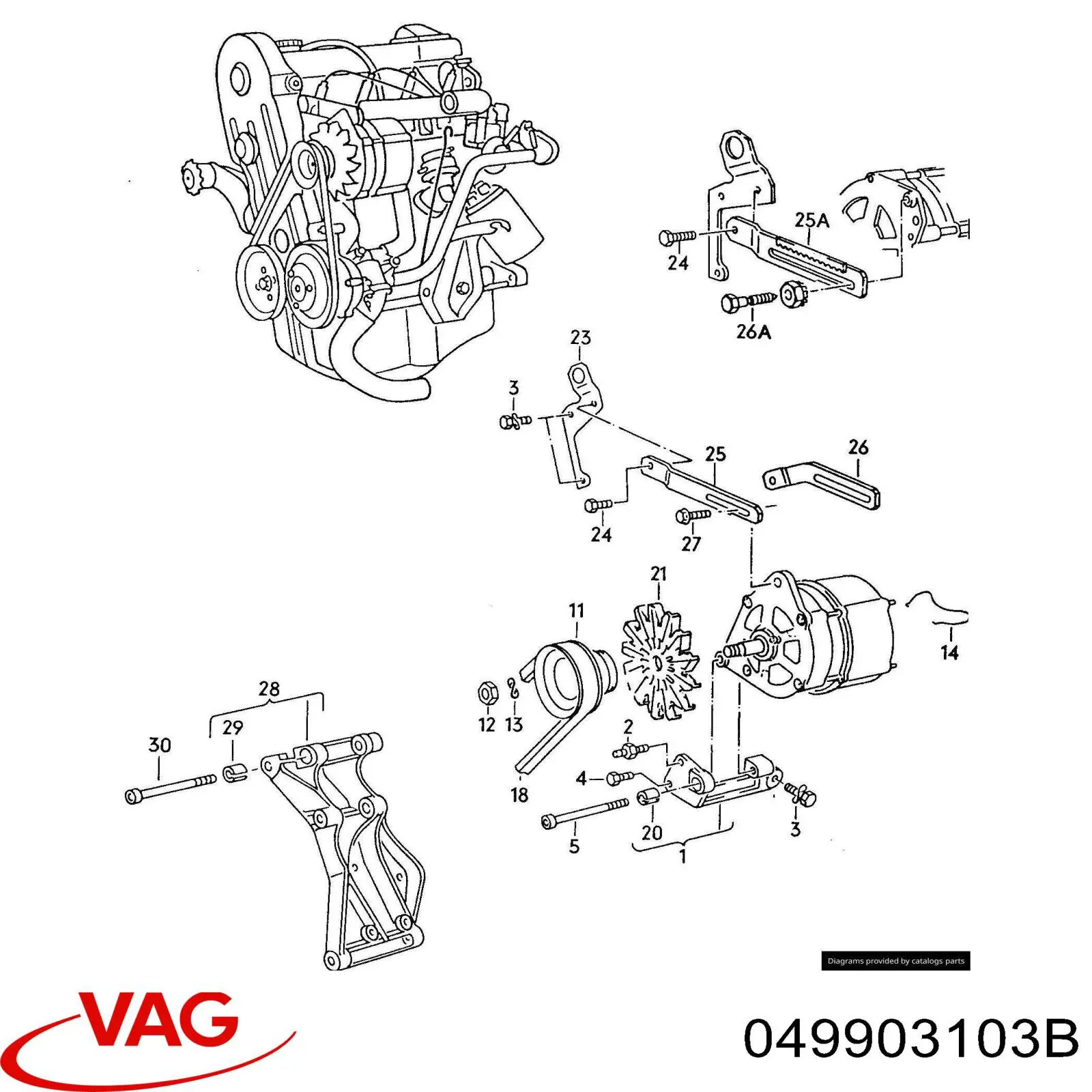 Consola do gerador VAG 049903103B preço, a partir de 162,28 USD