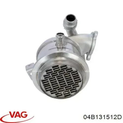 04B131512D VAG Radiador do sistema EGR de recirculação dos gases de escape