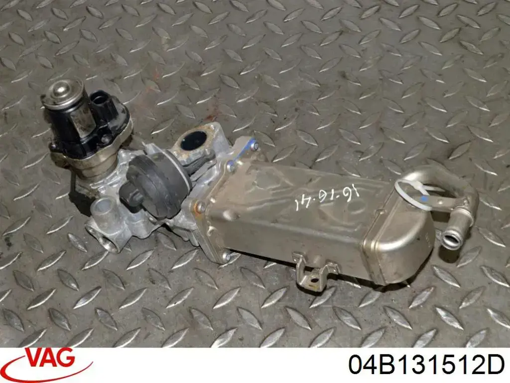 Radiador do sistema EGR de recirculação dos gases de escape VAG 04B131512D preço, a partir de 114,07 USD