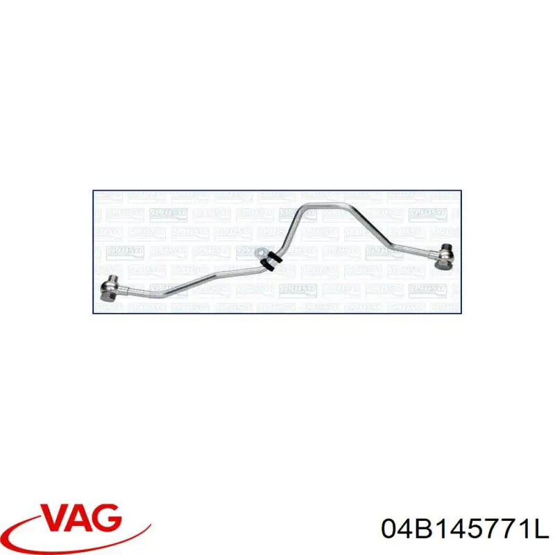 04B145771L VAG Tubo (mangueira) de fornecimento de óleo de turbina