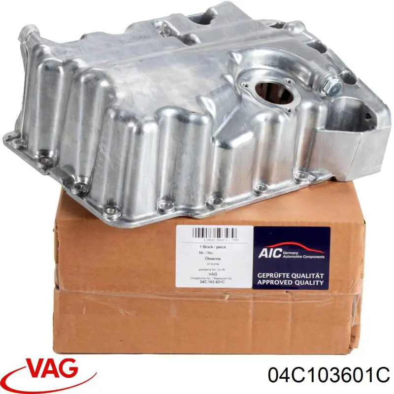 04C103601C VAG Panela de óleo de cárter do motor