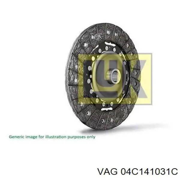 Disco de embraiagem VAG 04C141031CX preço, a partir de 145,54 USD
