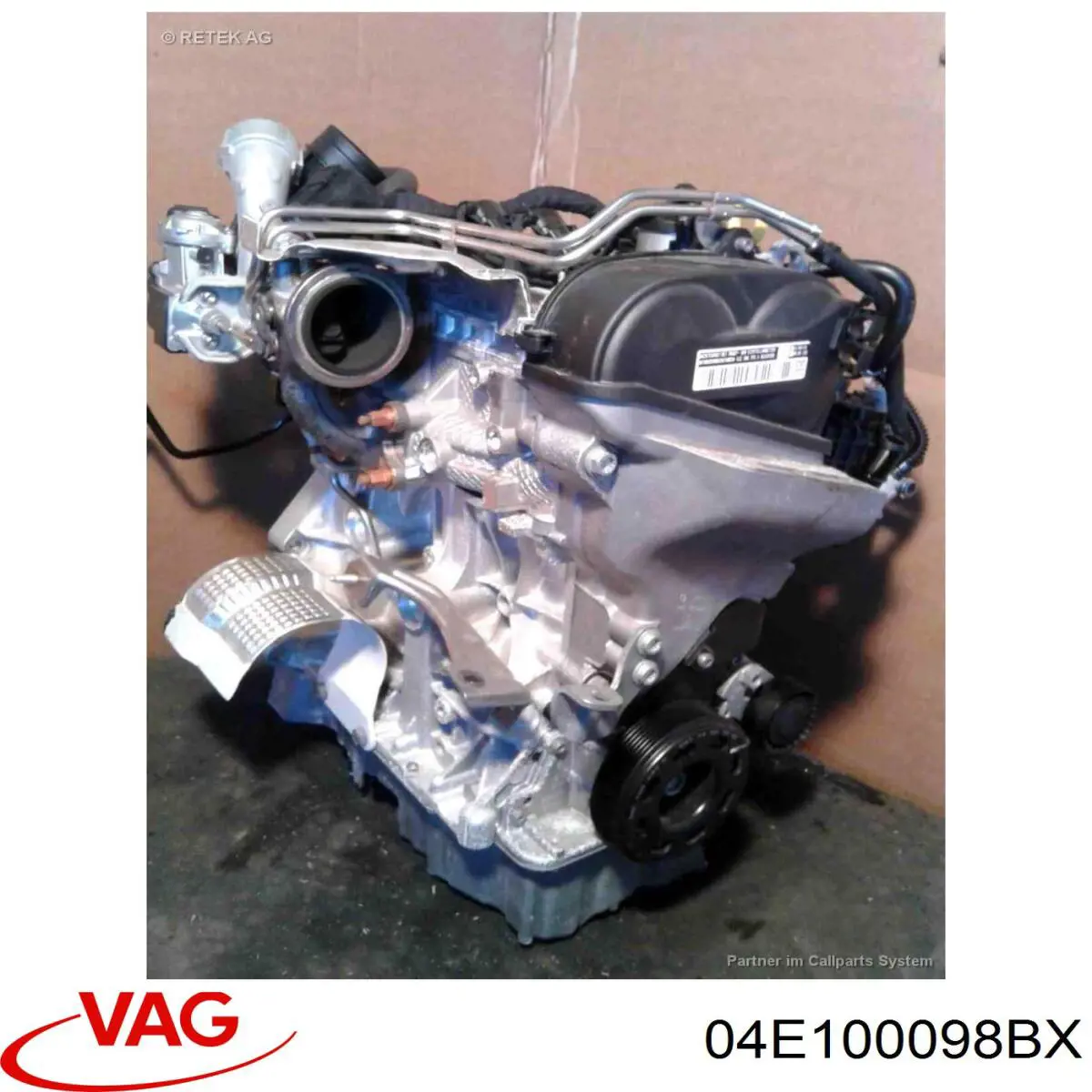 04E100098BX VAG Motor montado