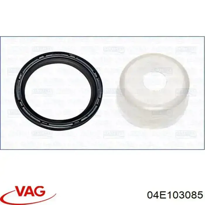 04E103085 VAG Vedação traseira da árvore distribuidora de motor