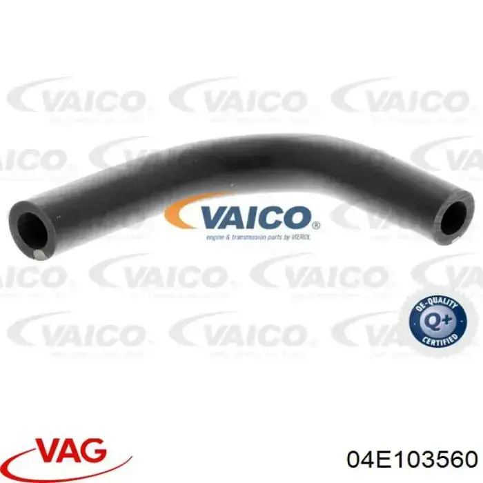 Cano derivado de ventilação de cárter (de separador de óleo) VAG 04E103560 preço, a partir de 15,53 USD