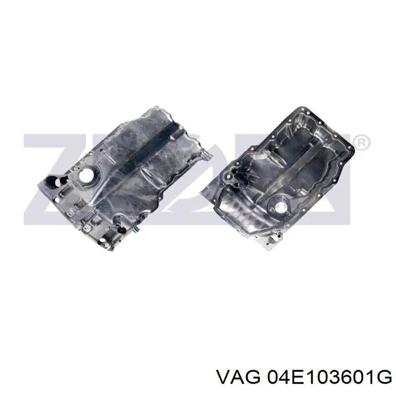 Panela de óleo de cárter do motor VAG 04E103601G preço, a partir de 130,08 USD