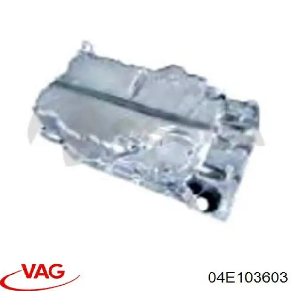 04E103603 VAG Panela de óleo de cárter do motor, parte superior