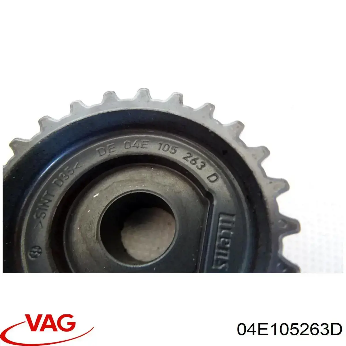 04E105263A VAG Engrenagem de cadeia da roda dentada de acionamento de cambota de motor