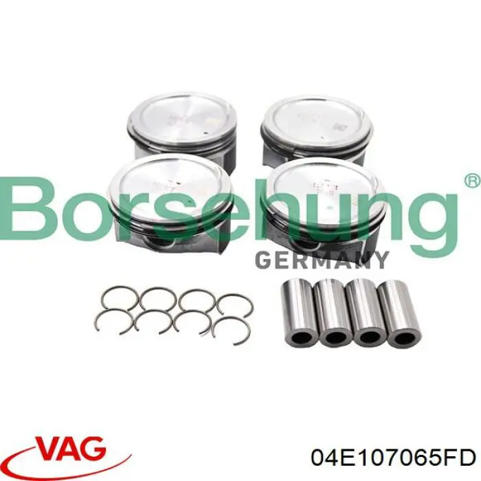 Pistão com passador sem anéis, STD VAG 04E107065FD preço, a partir de 71,51 USD