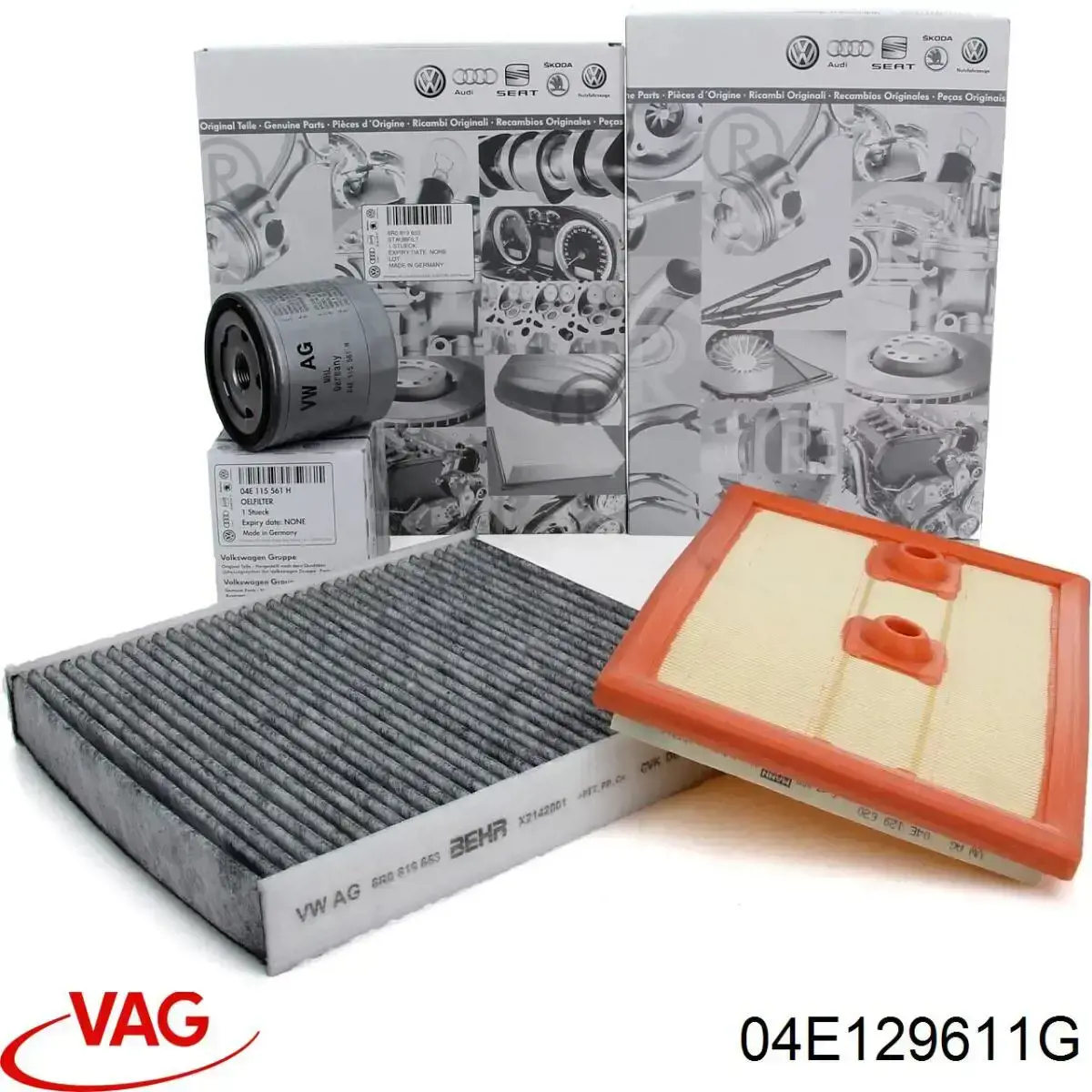 Caixa de filtro de ar para Volkswagen Caddy IV SAB, SAJ