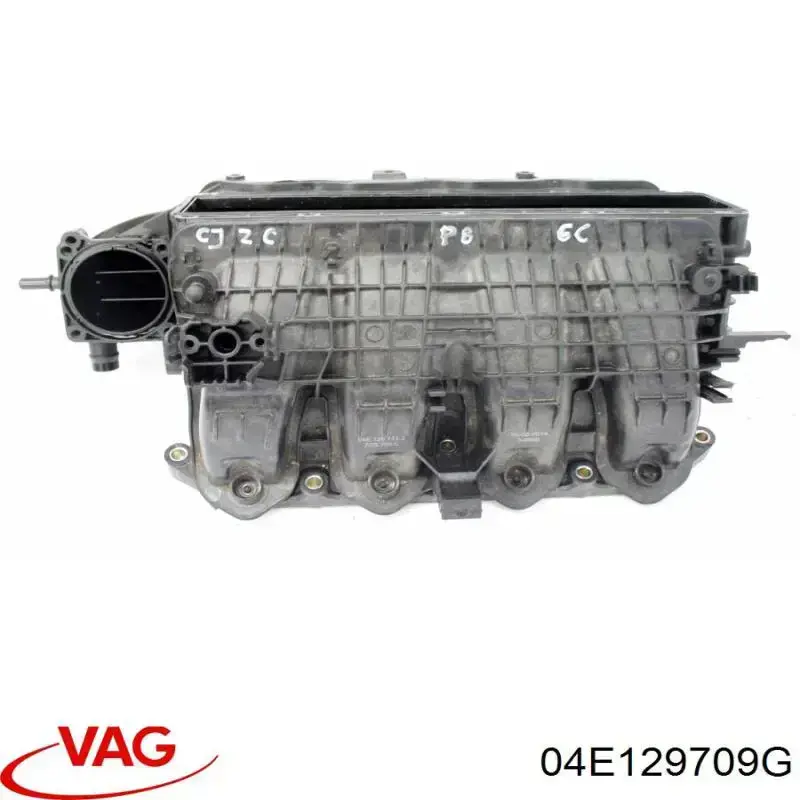 04E129709G VAG Tubo coletor de admissão