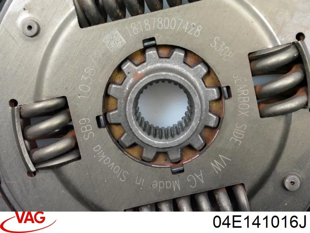 04E141016JX VAG Kit de embraiagem (3 peças)