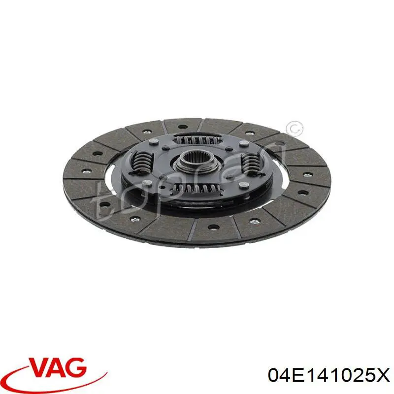 04E141025X VAG Cesta de embraiagem