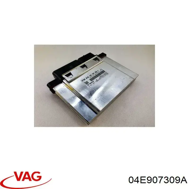 04E907309A VAG Módulo de direção (Centralina eletrônica) de motor