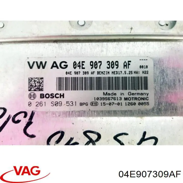 Compre 04E907309AF VAG Módulo de direção (Centralina eletrônica) de motor
